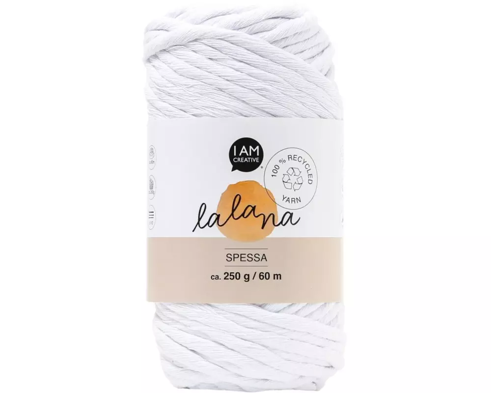 lalana Wolle Spessa 250 g, Weiss