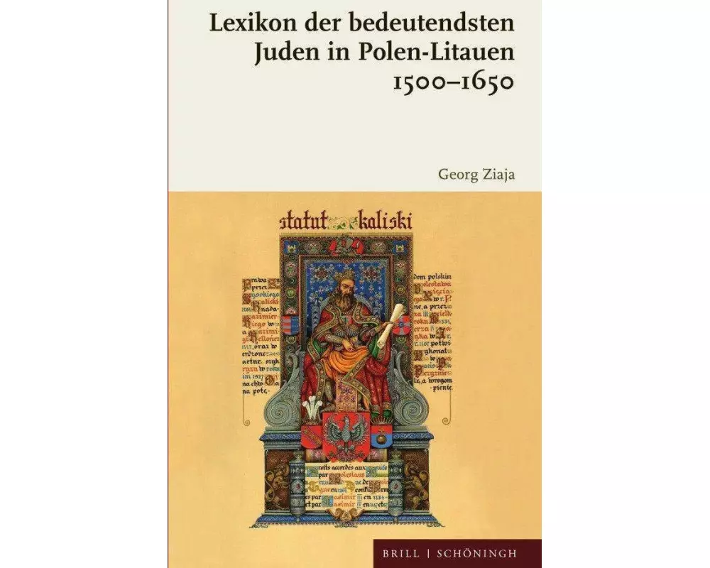 Lexikon der bedeutendsten Juden in Polen-Litauen 1500-1650