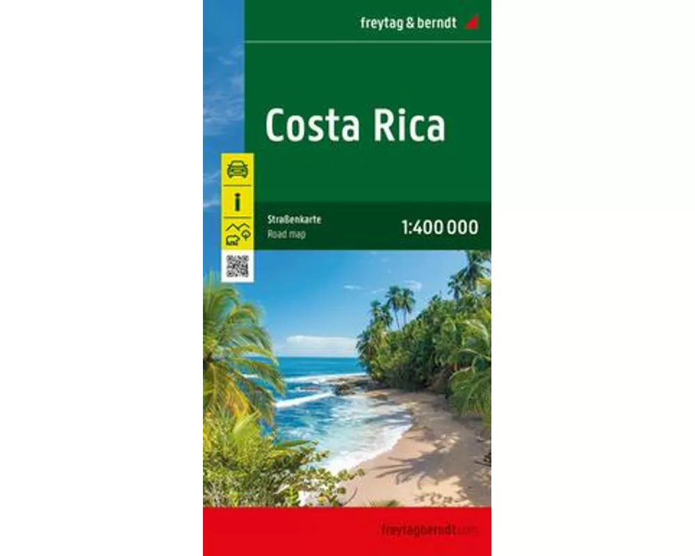 freytag & berndt Straßenkarte Costa Rica 1:400.000
