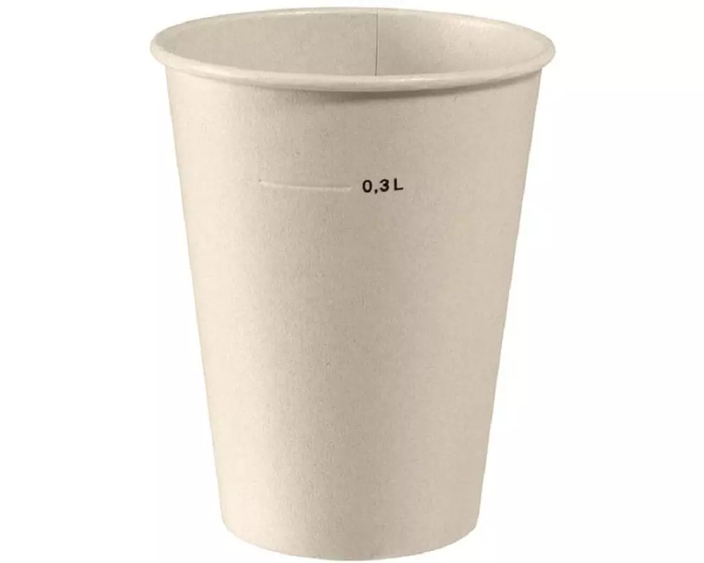 BioPak Einwegbecher Breeze 350 ml, 50 Stück, Braun