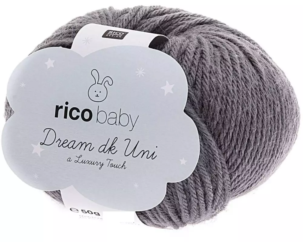 Rico Design Wolle Baby Dream Uni dk 50 g Anthrazit