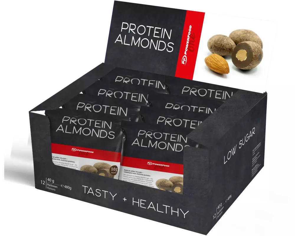PowerFood One Protein Mandel/Schokolade, 12 x 40 g