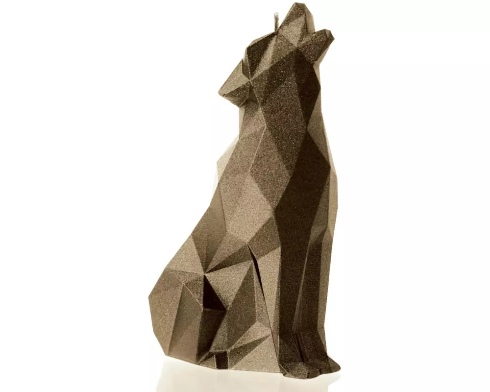 Candellana Kerze Wolf Messing
