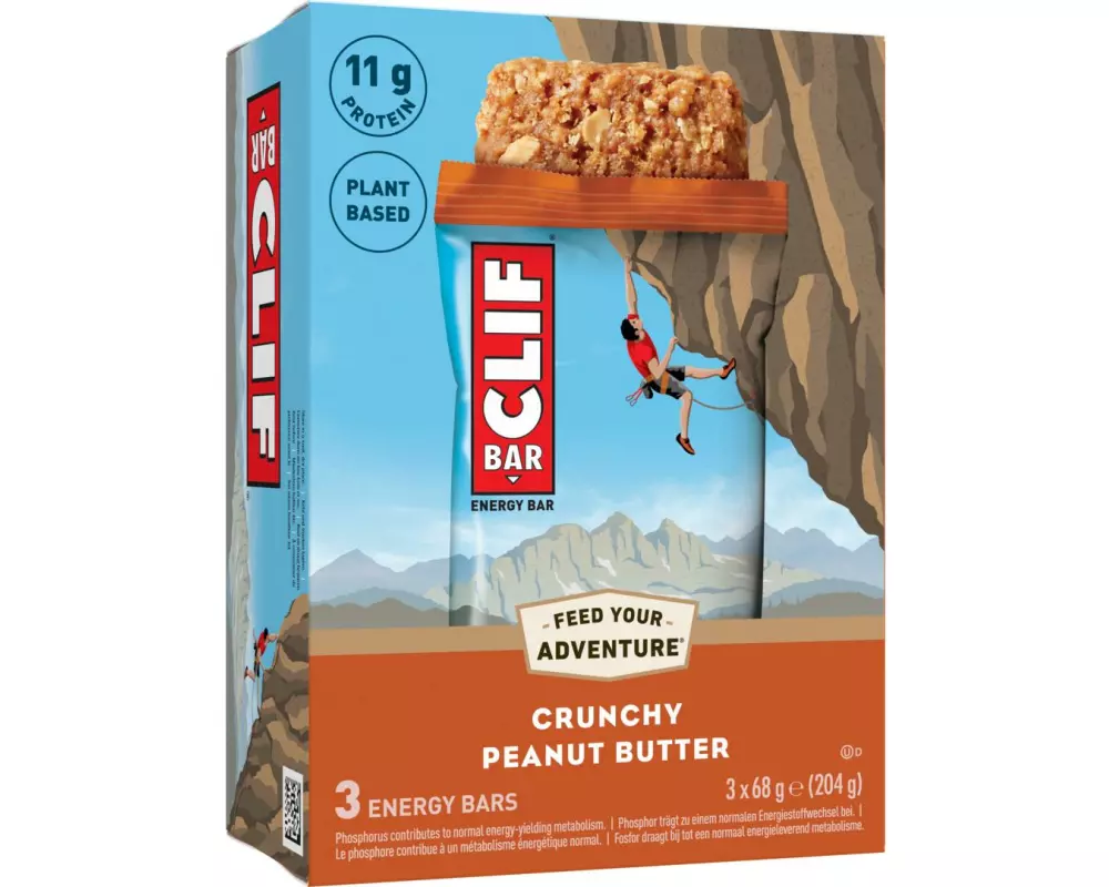 CLIF Riegel Bar Chrunchy Peanut Butter 3 x 68 g