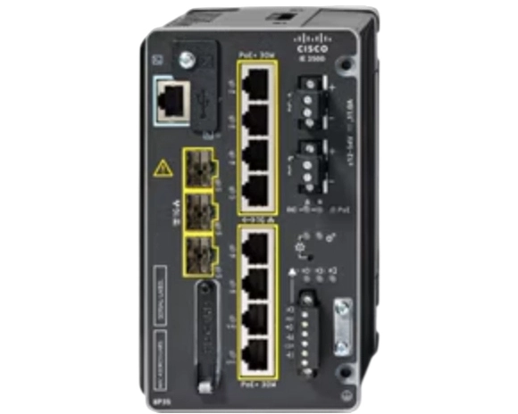 CISCO IE3500 W/ 8 GE POE+ AND 3