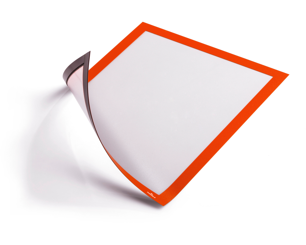 DURABLE Magnetic Duraframe A4 486909 orange 5 Stück