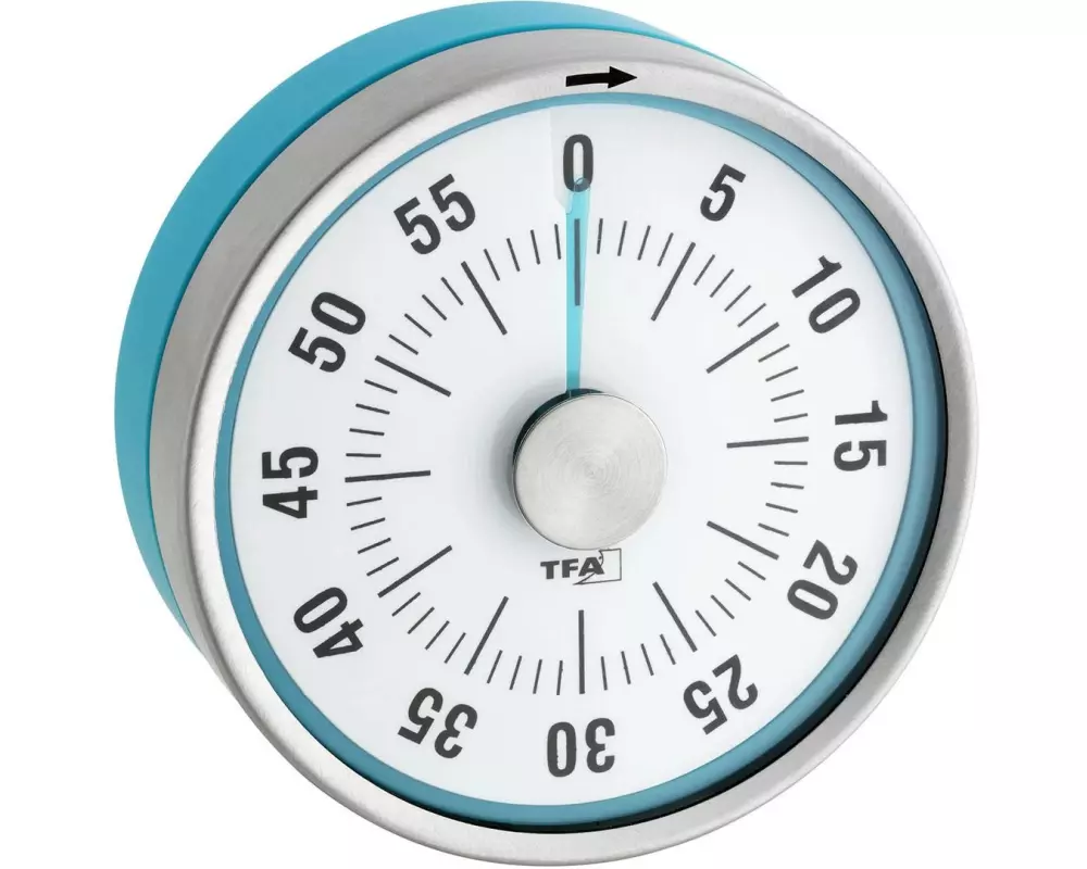 TFA Dostmann Küchentimer Puck Türkis