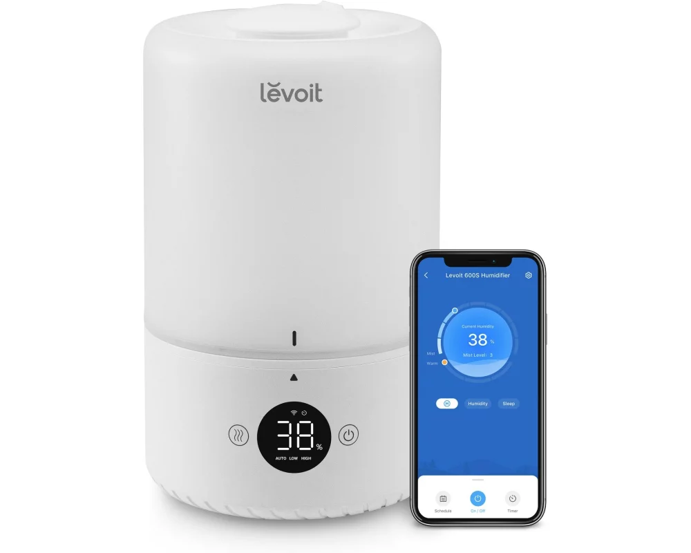 Levoit Ultraschall-Luftbefeuchter Dual 200S Smart Top-Fill 27 m²