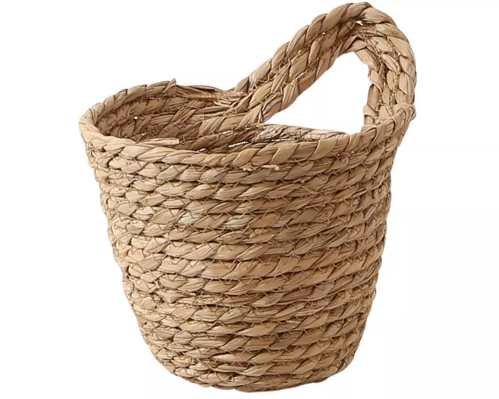 Esmée Aufbewahrungskorb zum Hängen Ø 17 cm, Braun