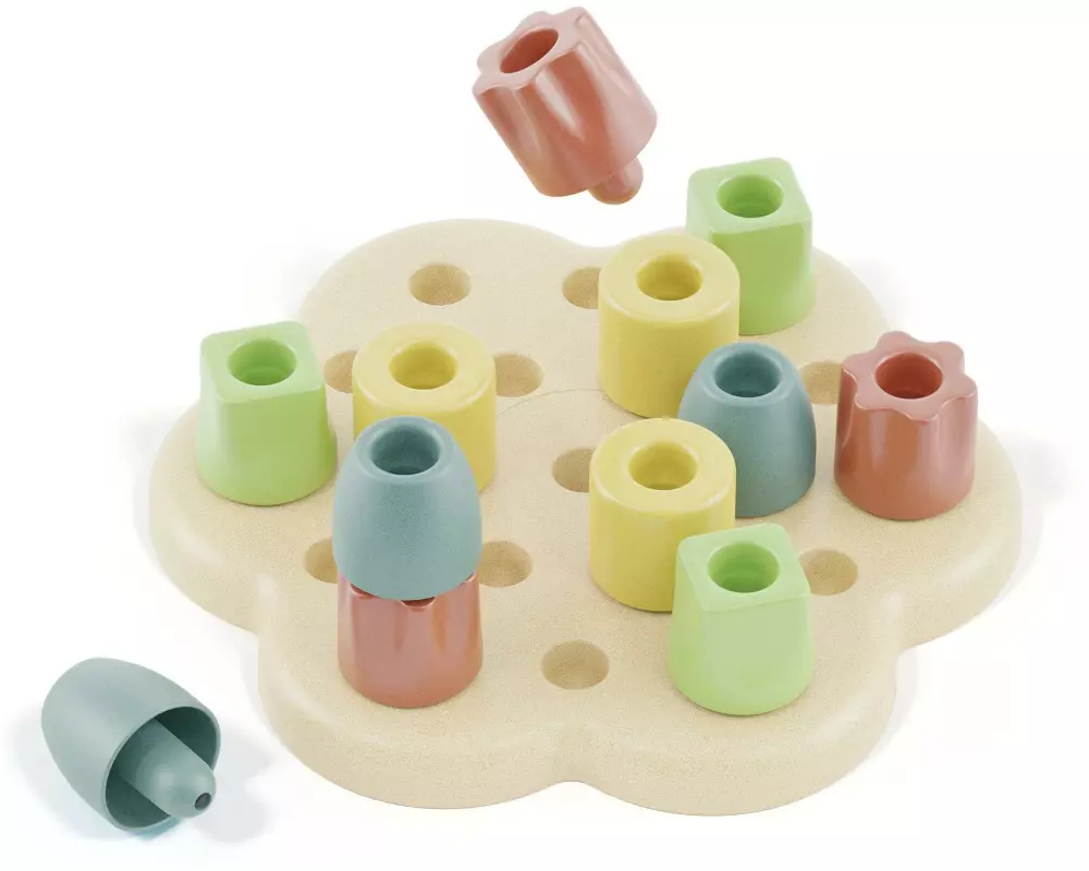 Quercetti Mosaik-Steckspiel PlayBio Chunky Peggy (13 Teile)