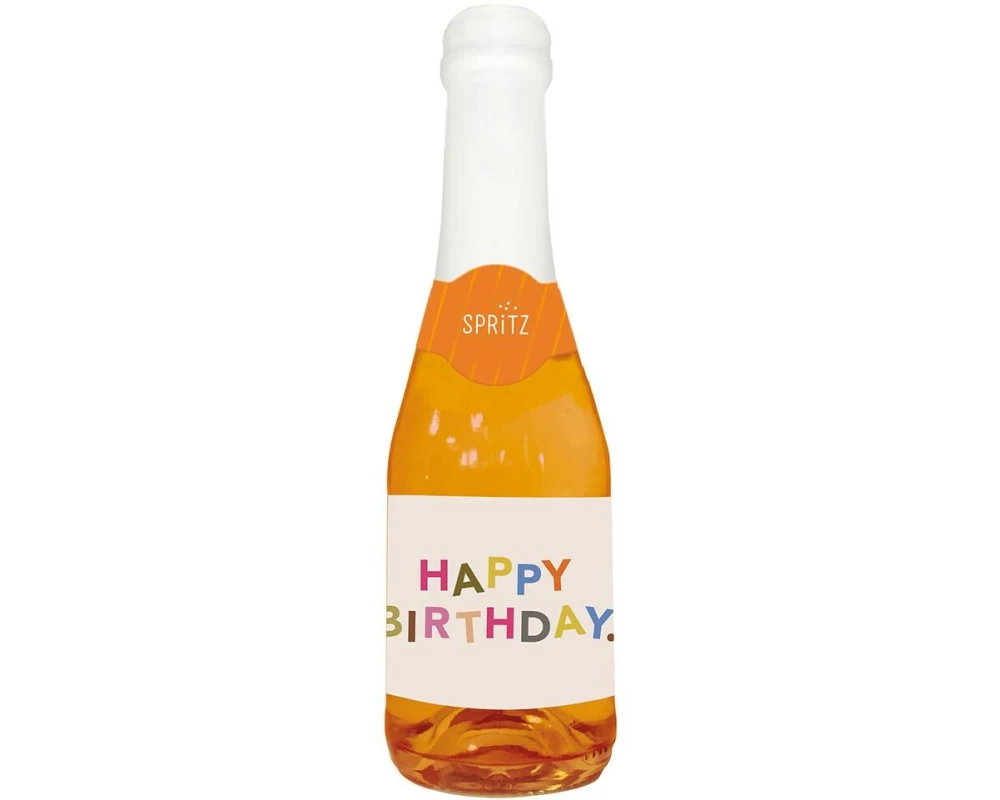 Grafik Werkstatt Aperitivo Spritz-Flasche Happy Birthday 0.2 l