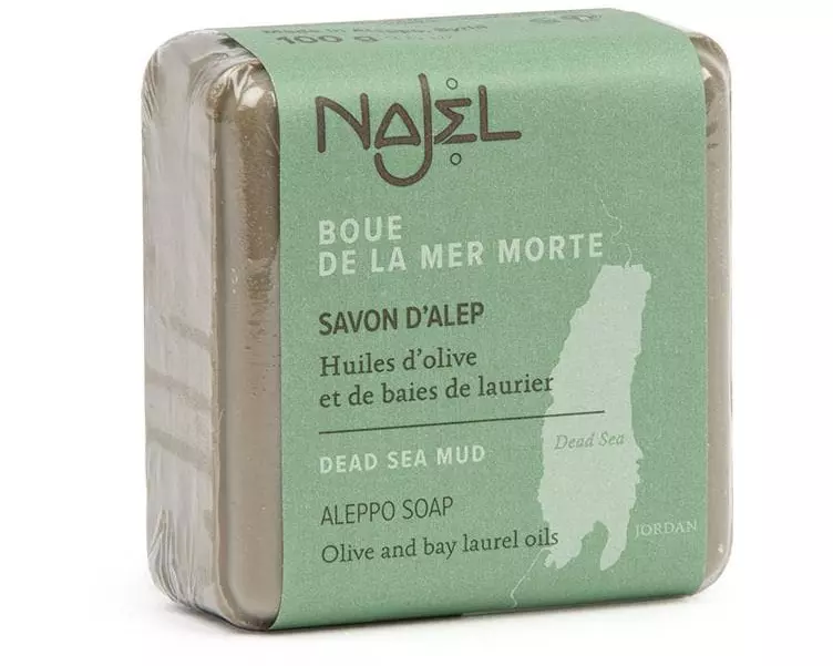 NAJEL Pflegeseife Aleppo Seife Totes Meer-Schlamm 100 g