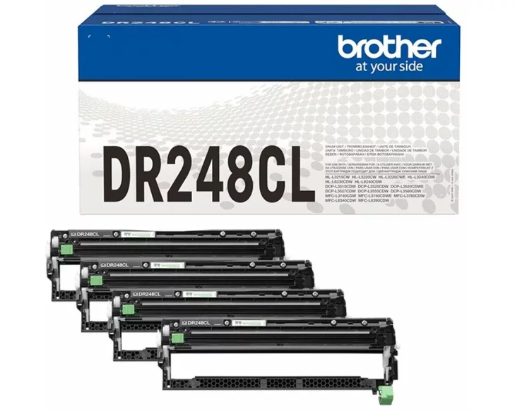Brother DR248CL DRUM PACK FOR FCL 1x BK/C/M/Y Prints 15.000 pages