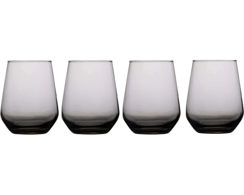 alpina Trinkgläser Smoke 450 ml, 4 Stück, Grau