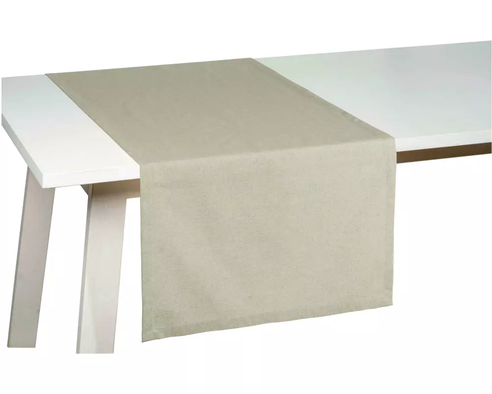 Pichler Tischläufer Faro 50 cm x 150 cm, Olivgrün