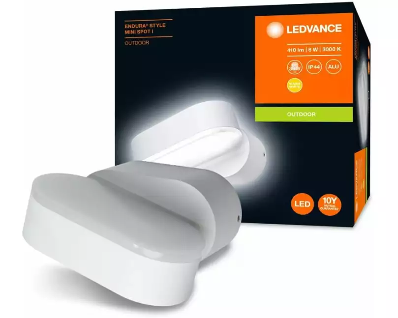 Ledvance Wandleuchte Endura Style Mini Spot I, 8W, 3000 K