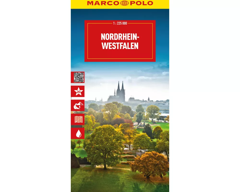 MARCO POLO Reisekarte Deutschland 05 Nordrhein-Westfalen 1:225.000