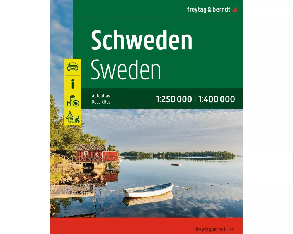 freytag & berndt Autoatlas Schweden. 1:250.000
