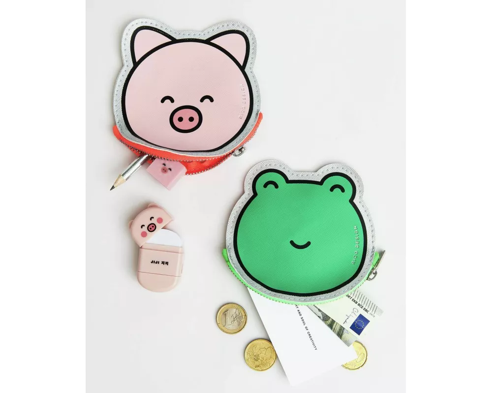 Portemonnaie Chingu, Schwein, 11 x 11,5 cm