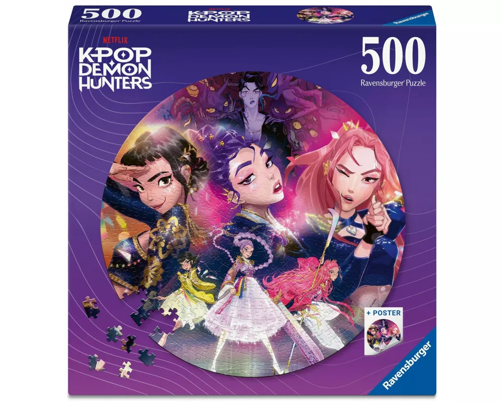 Erwachsenenpuzzle 500 Teile - KPop Demon Hunters - For the fans!