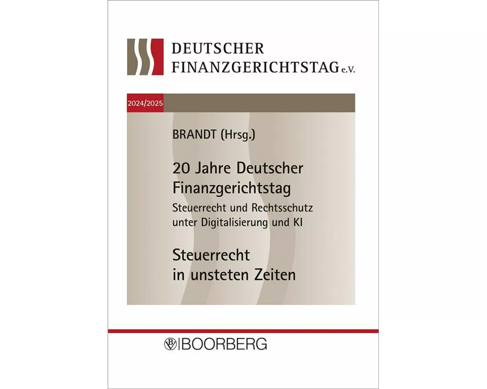 20. und 21. Deutscher Finanzgerichtstag 2024/2025