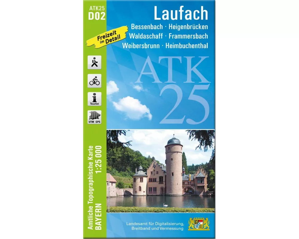 ATK25-D02 Laufach (Amtliche Topographische Karte 1:25000)