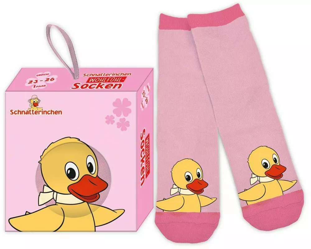 TRÖTSCH - Unser Sandmännchen Schnatterinchen Kindersocken Größe 23 bis 26