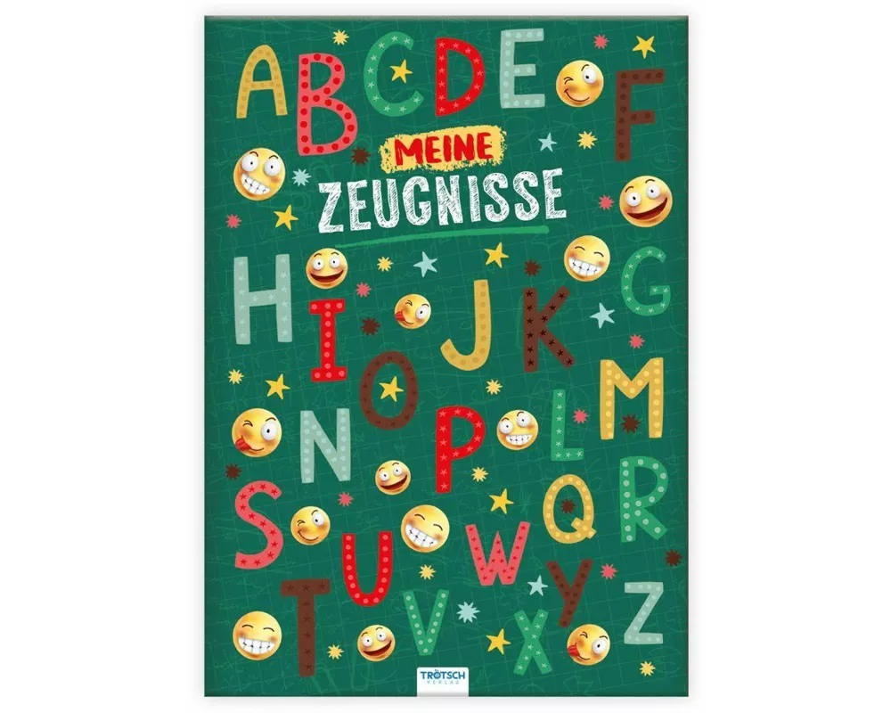TRÖTSCH - Zeugnismappe A4 wattiert ABC Smile