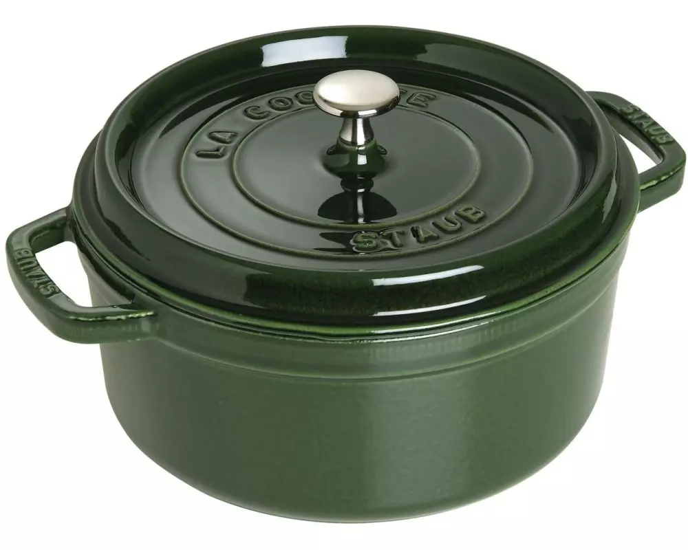 Staub Bräter Cocotte 24 cm, Grün, 3.8 l