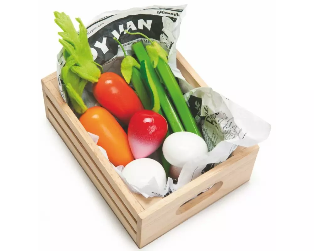 LE TOY VAN Spiel-Lebensmittel Gemüsekiste