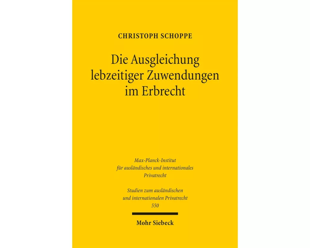 Die Ausgleichung lebzeitiger Zuwendungen im Erbrecht