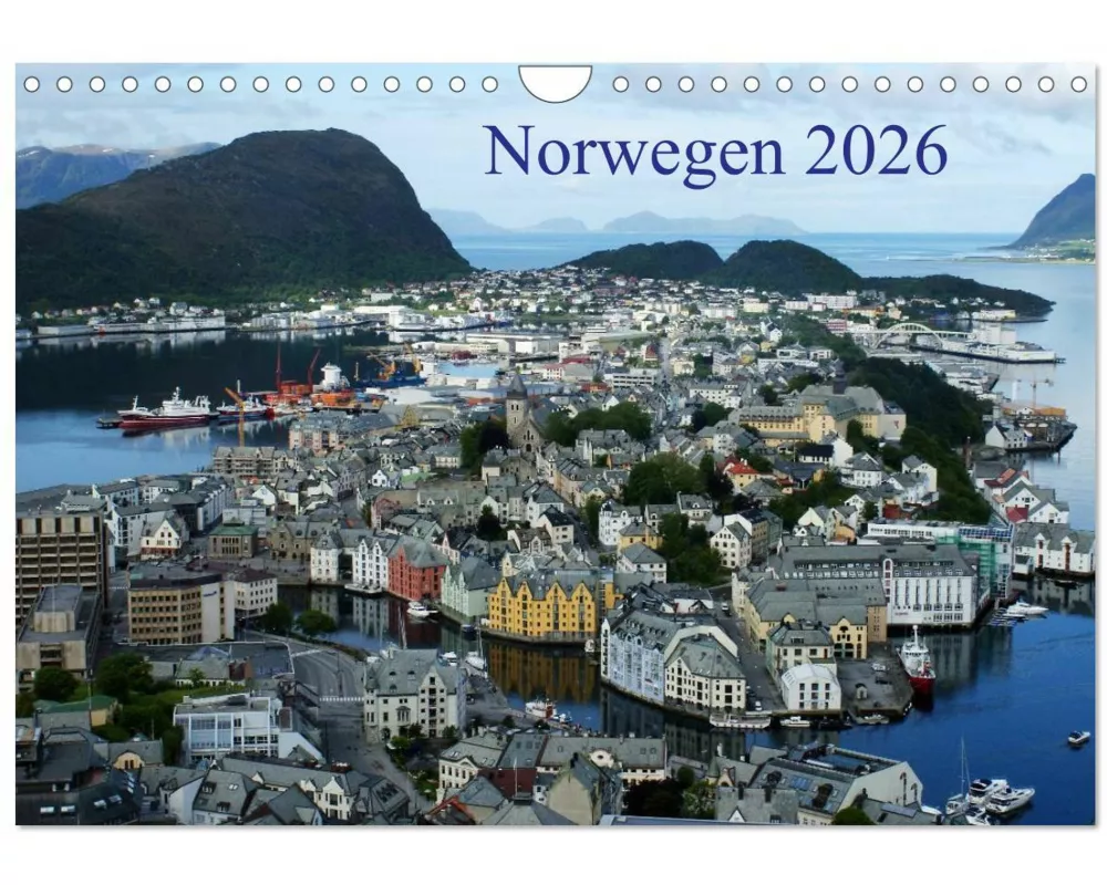 Norwegen 2026 (Wandkalender 2026 DIN A4 quer), CALVENDO Monatskalender