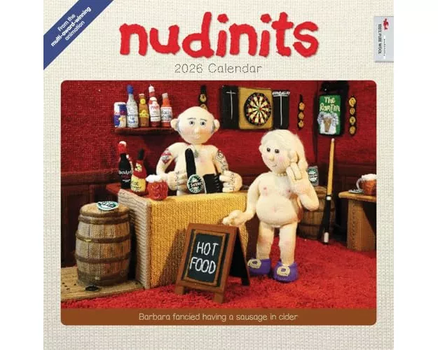 Nudinits Square Wall Calendar 2026