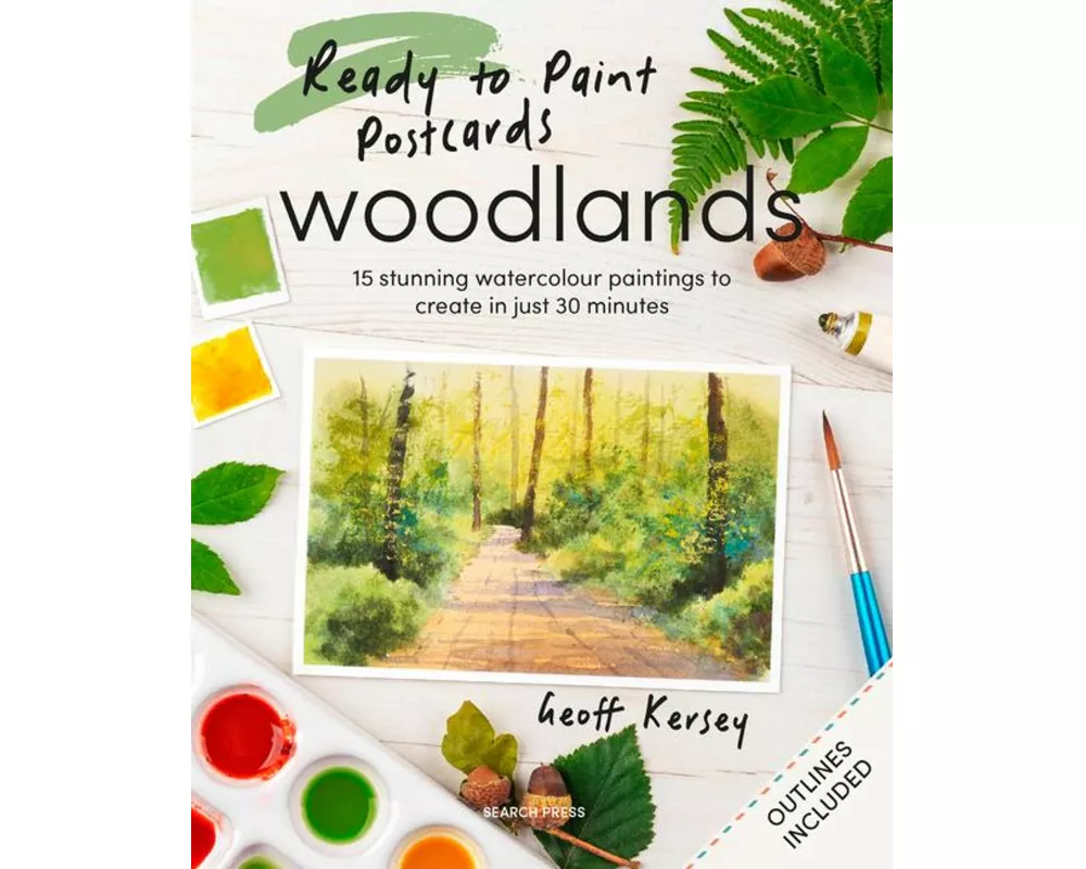 Ready to Paint Postcards: Woodlands