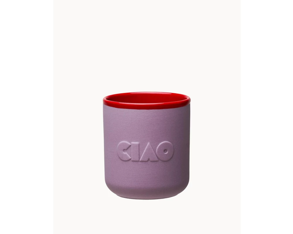 Chic Mic Good Mood Serie Mug-Ciao 380 ml, Rot/Violett/Keine Angabe