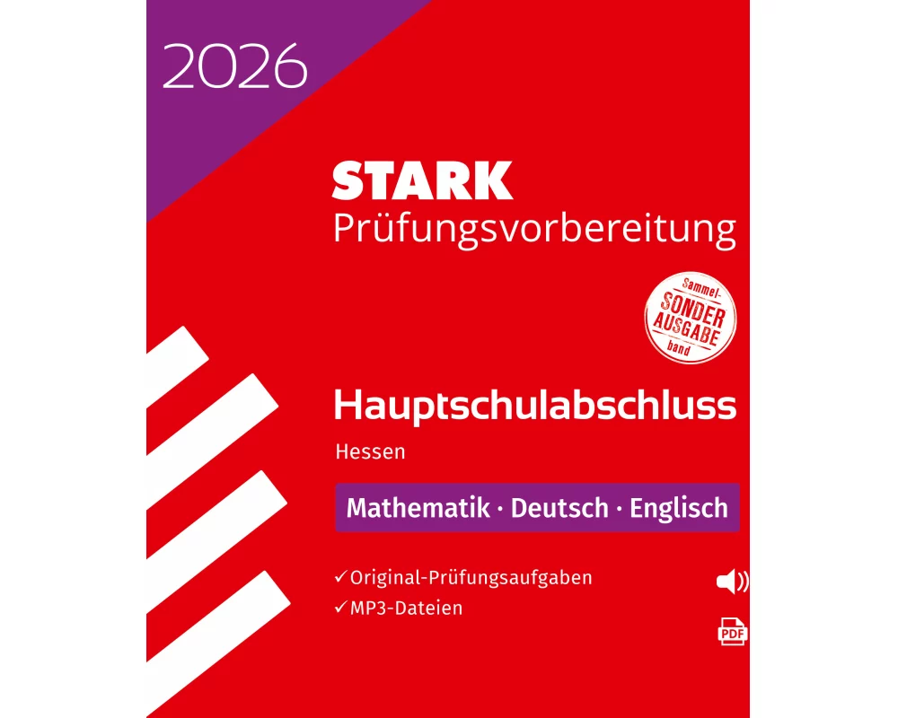 STARK Mathematik, Deutsch, Englisch - Hauptschulabschluss 2026 Hessen - Prüfungsvorbereitung