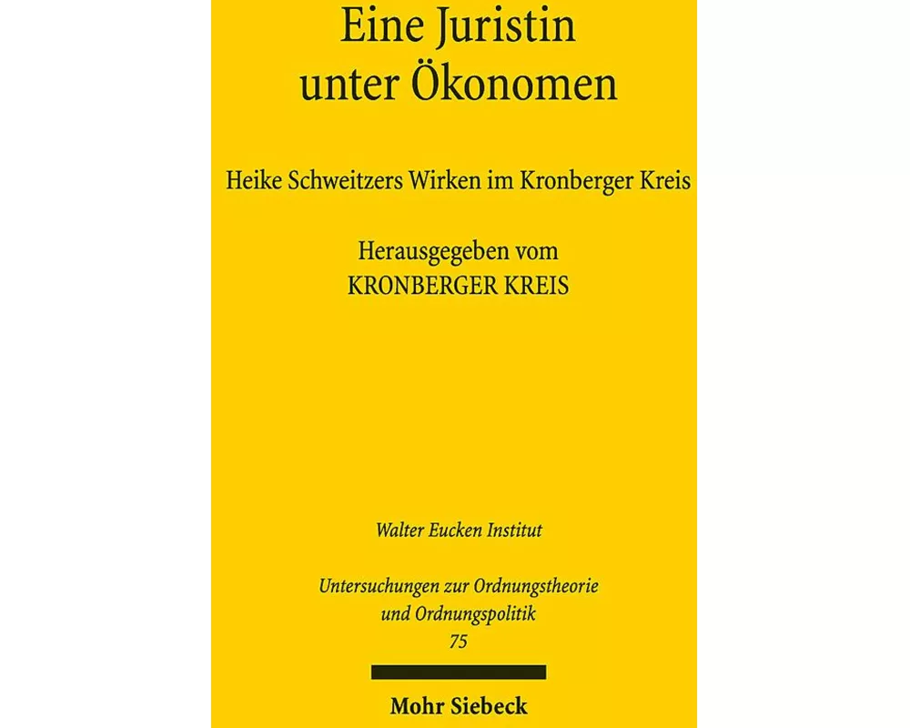 Eine Juristin unter Ökonomen