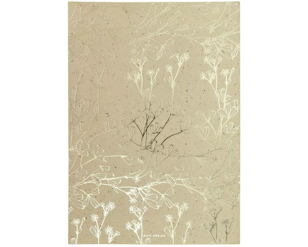 Notizblock L, In The Meadow, Cappuccino, 15 x 21 cm, FSC MIX