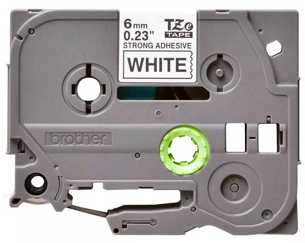 Brother Beschriftungsband TZe-S211 Schwarz auf Weiss