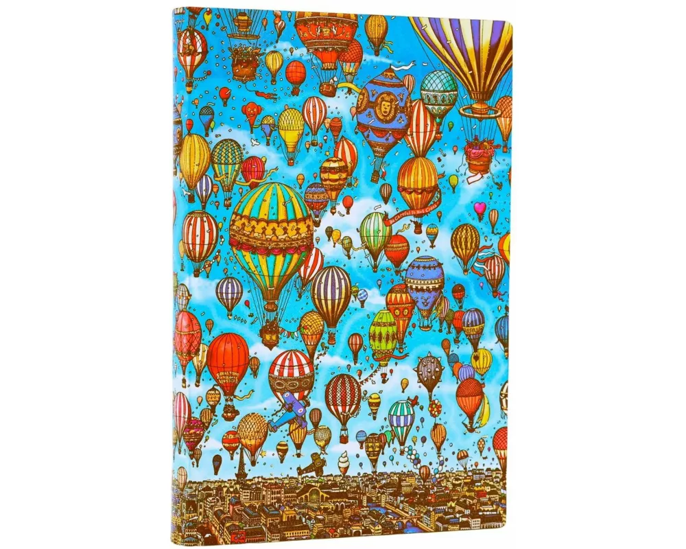 Balloon Festival (Pierre the Maze Detective) Mini Unlined Softcover Flexi Journal (Elastic Band Closure)