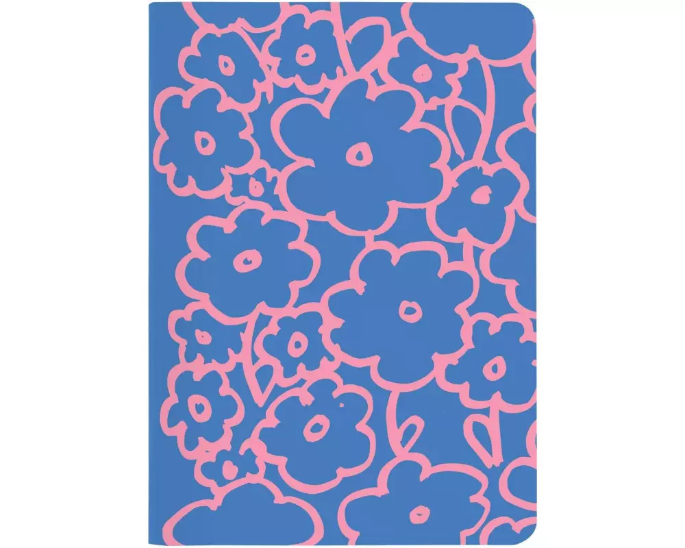 Nuuna Notizbuch Flower power, 10.8 x 15 cm, Punktraster