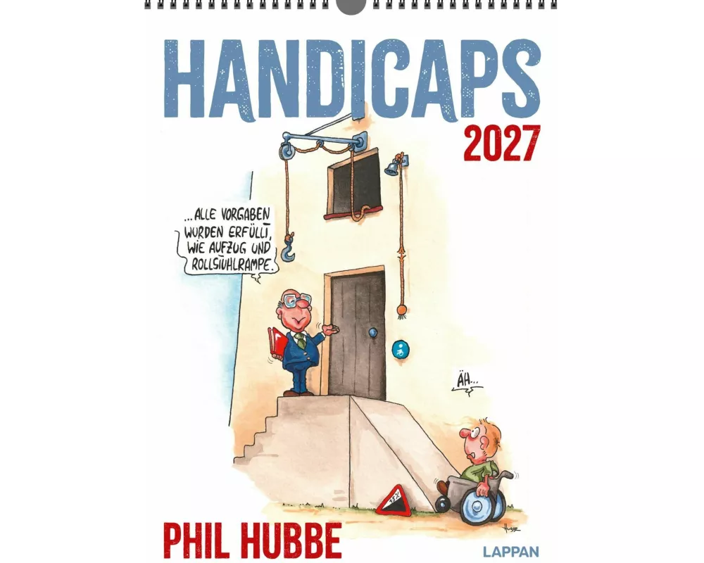Handicaps 2027: Monatskalender für die Wand