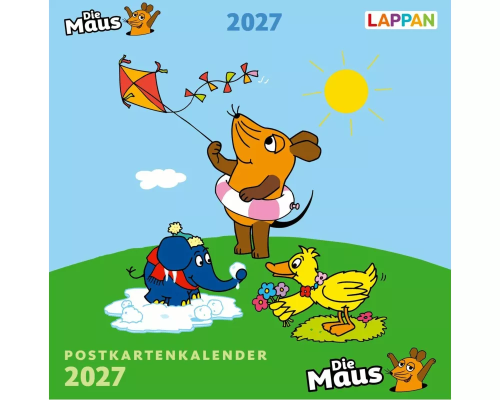 Der Kalender mit der Maus - Postkartenkalender 2027