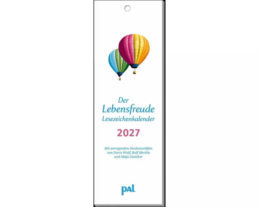 Der Lebensfreude-Lesezeichenkalender 2027