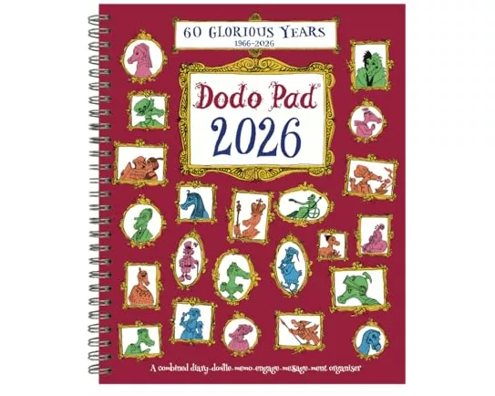 The Dodo Pad Original Desk Diary 2026 - Week to View, Calendar Year Diary