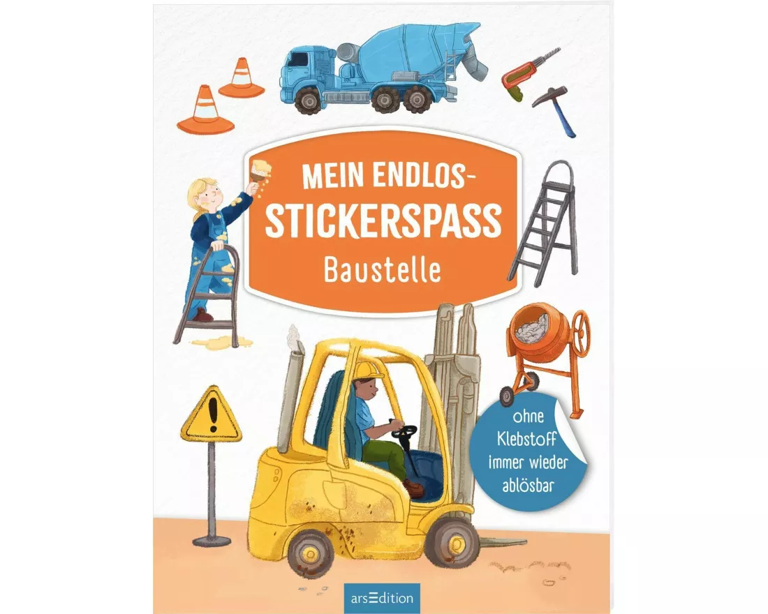 Mein Endlos-Stickerspaß – Baustelle