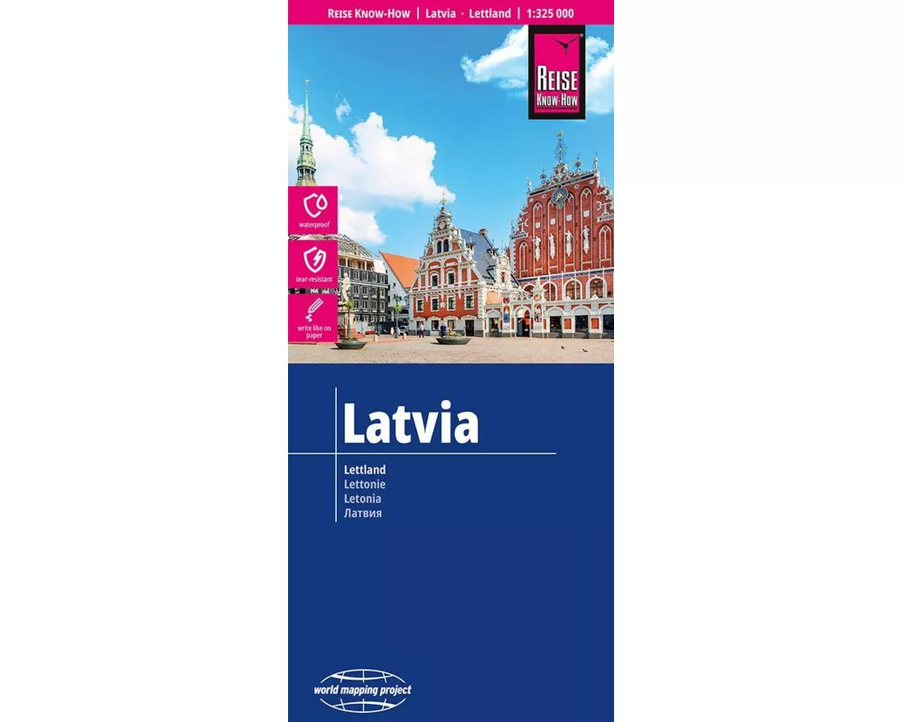 Reise Know-How Lettland | Latvia (1:325.000)