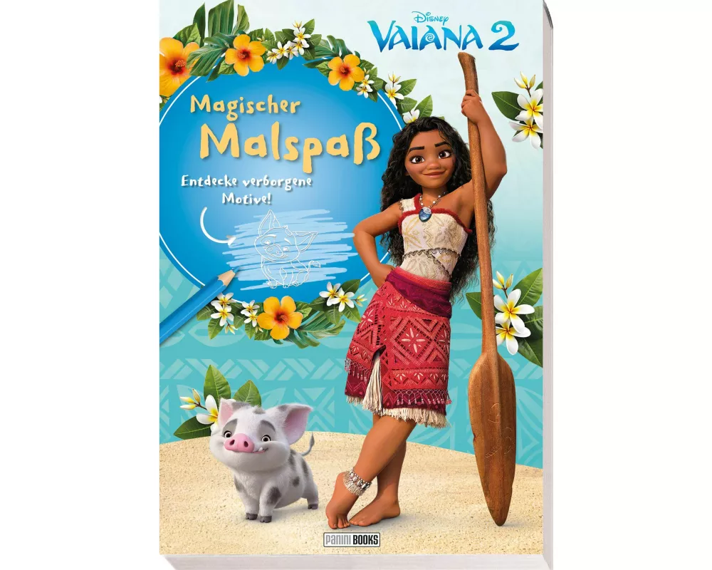 Disney Vaiana 2: Magischer Malspaß - Entdecke verborgene Motive!