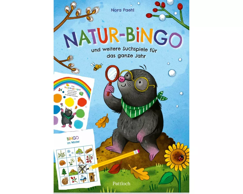 Natur-Bingo und weitere Suchspiele für das ganze Jahr