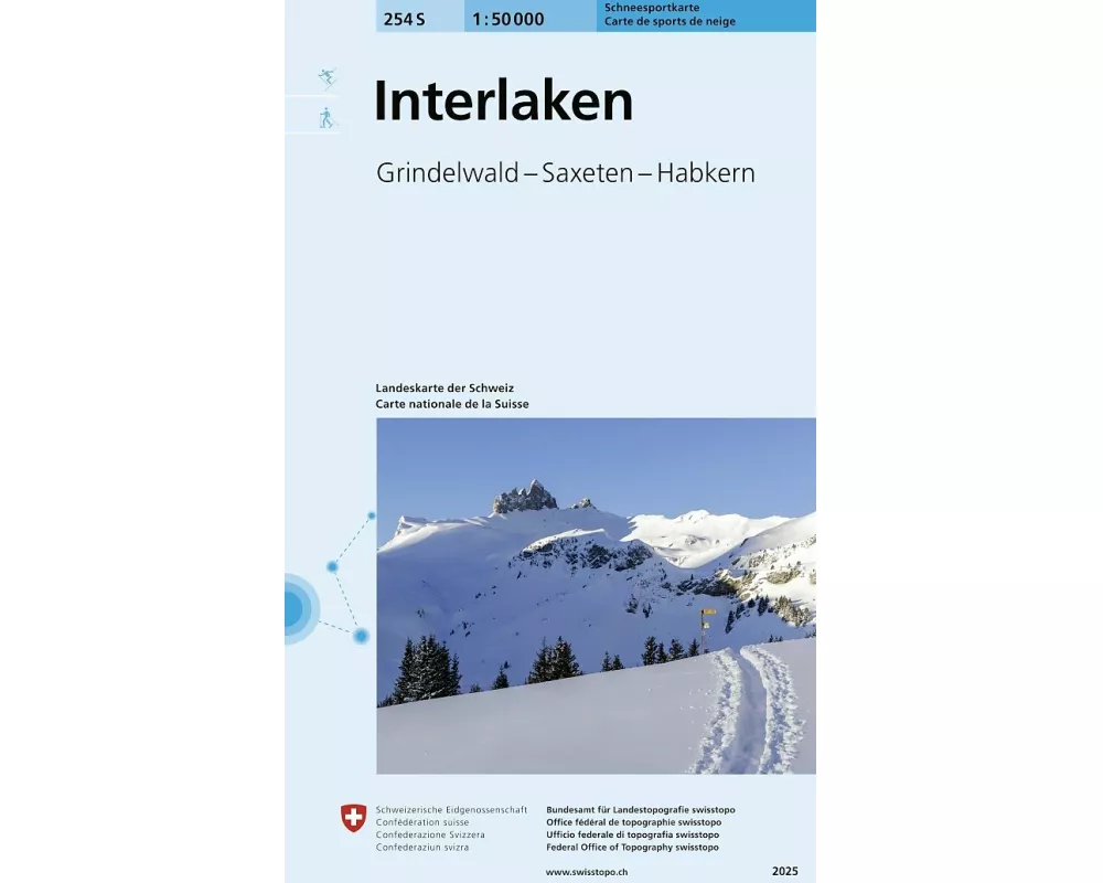 254S Interlaken Schneesportkarte